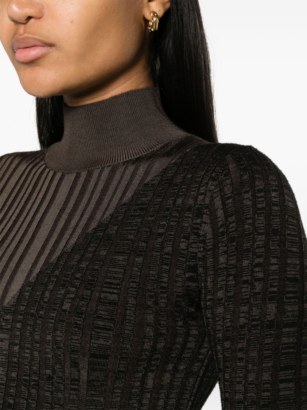 Zareen high-neck ribbed jumper - 5