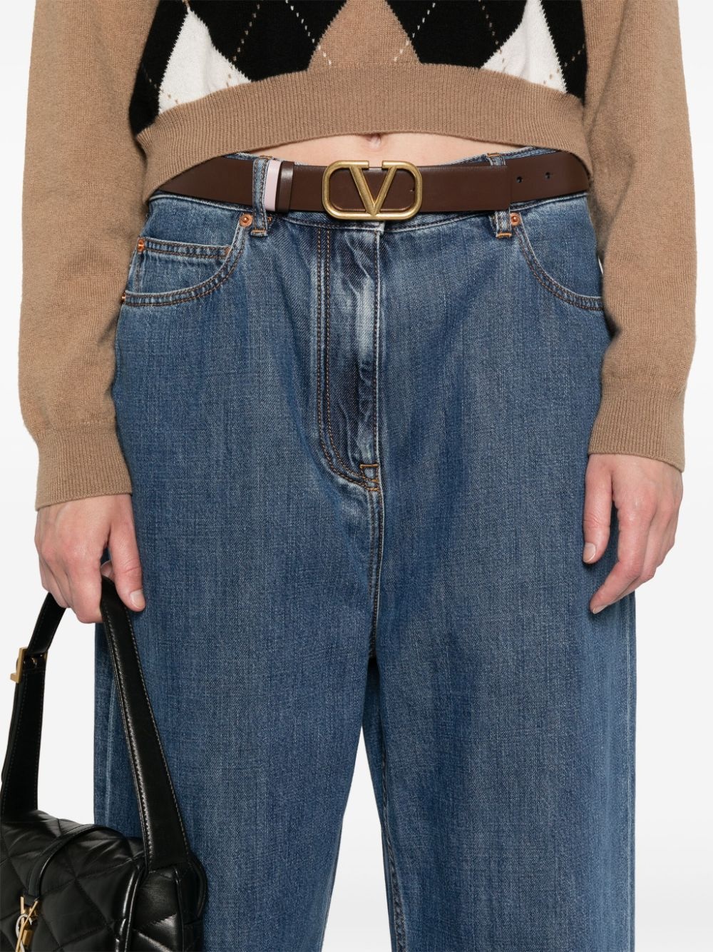 logo-patch jeans - 5