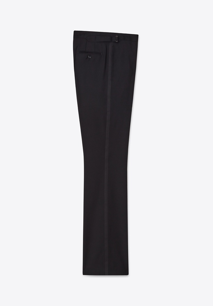 TROUSER 78  BLACK TUX WOOL - 4