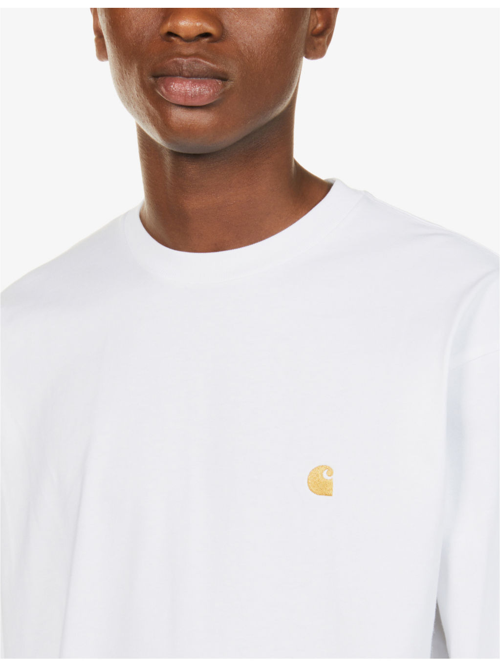 Chase logo-embroidered cotton-jersey T-shirt - 5