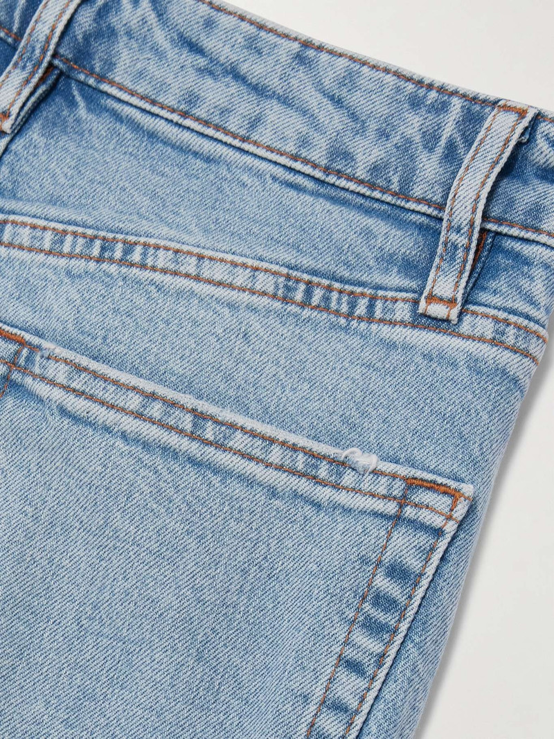 넓은 고층 넓은 다리 청바지 빛 denim 6