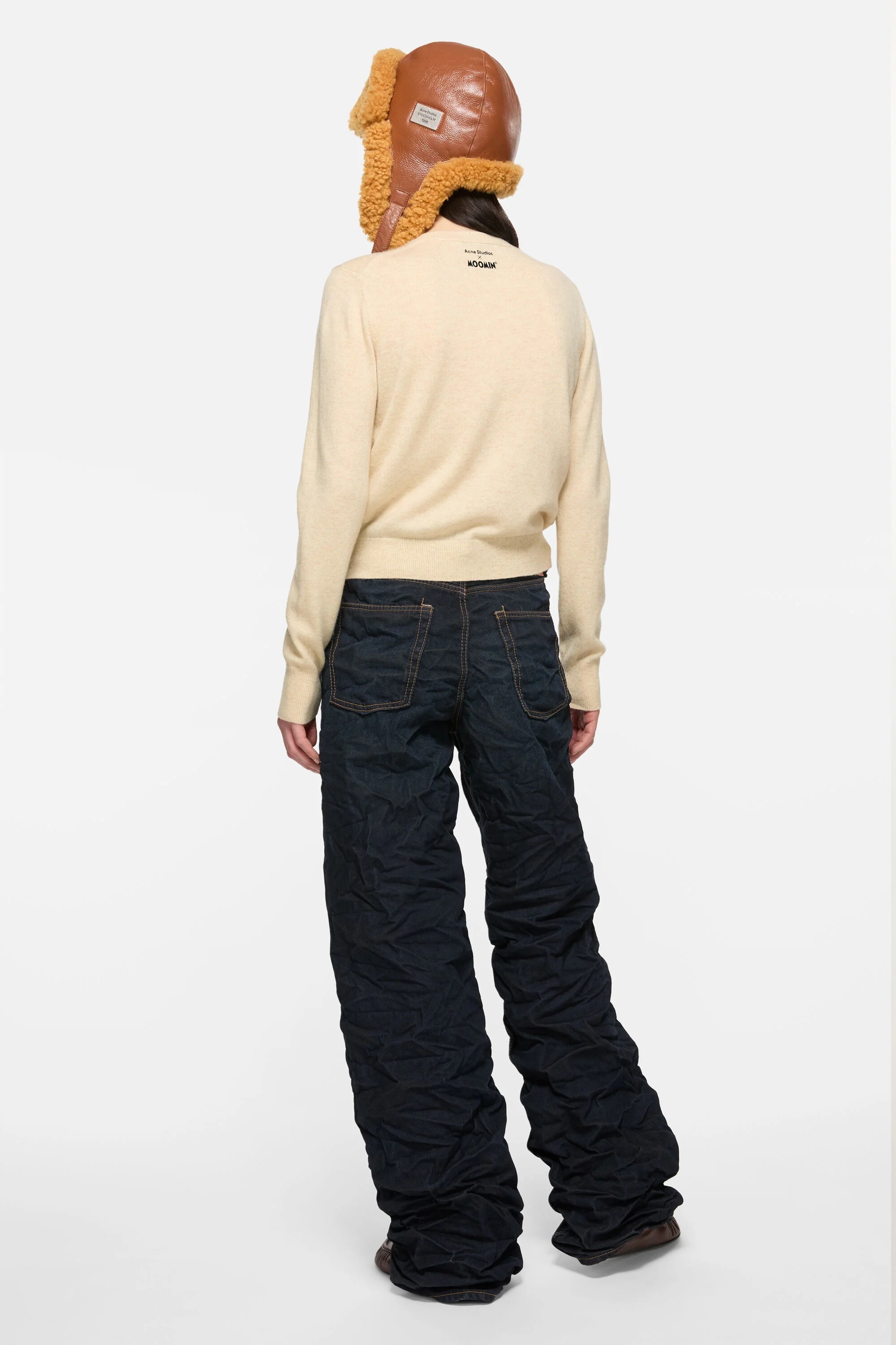 Cardigan Yak Wool - Acne Studios x Moomin - Oatmeal melange - 3