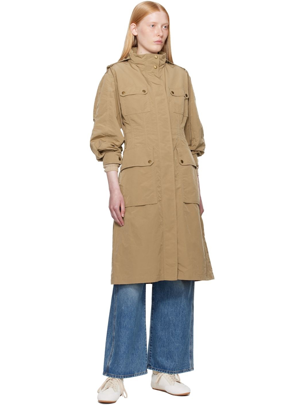 Tan Nantes Parka Coat - 5