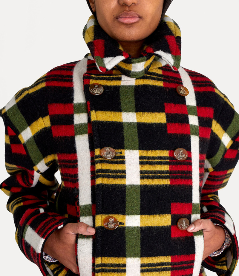 STRIPPED PEACOAT 4