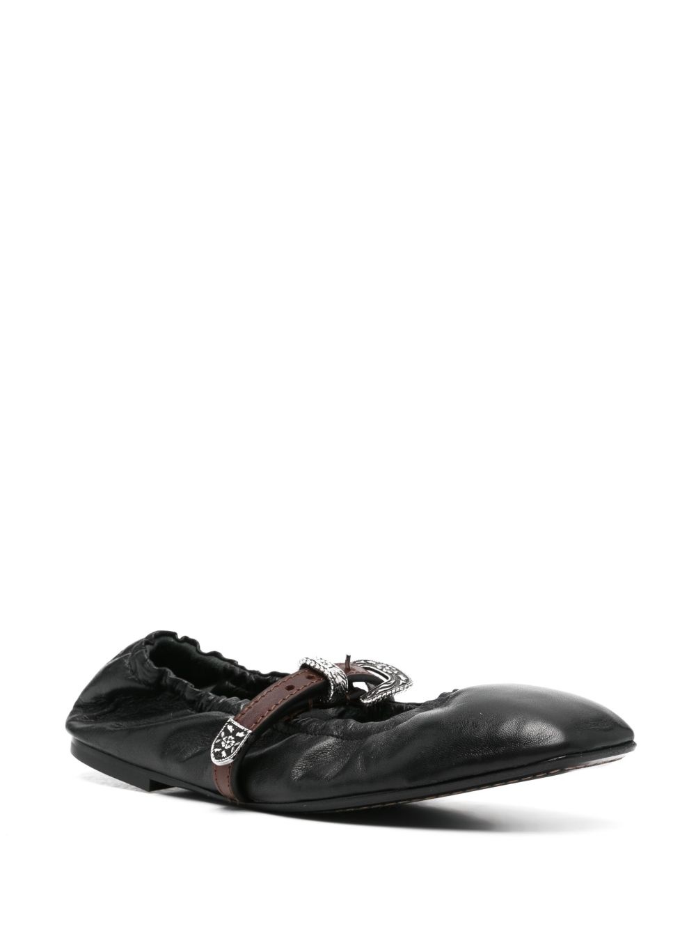 Western Touch leather ballerinas - 2