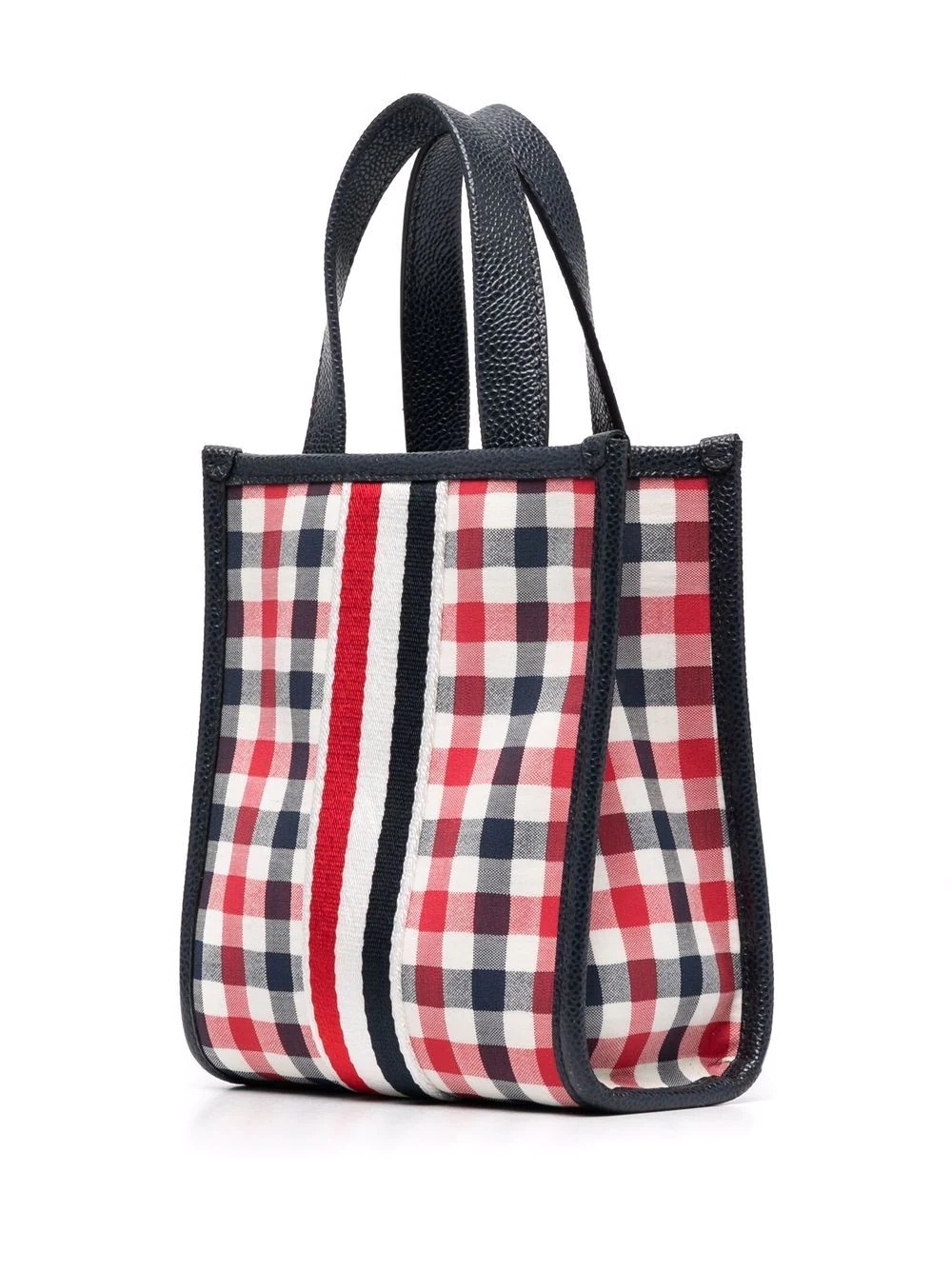 mini RWB-stripe tote bag - 3