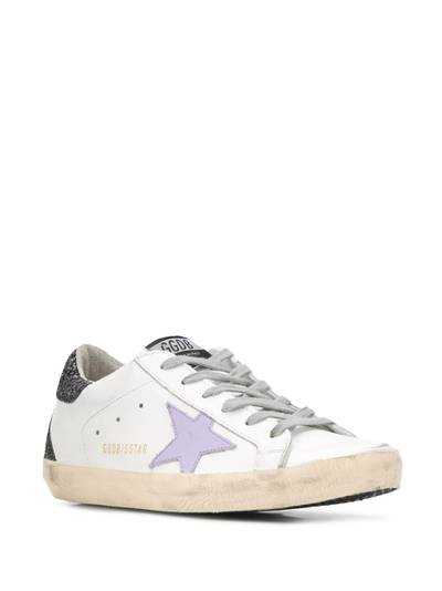 Golden Goose Superstar glittery-heel sneakers outlook