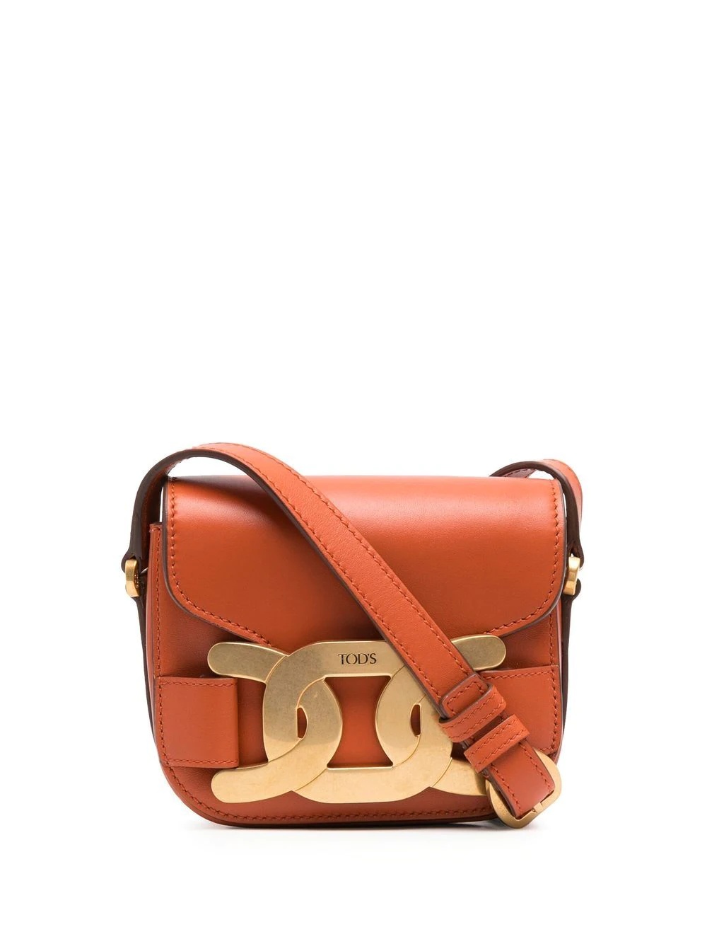 logo-plaque crossbody bag - 1