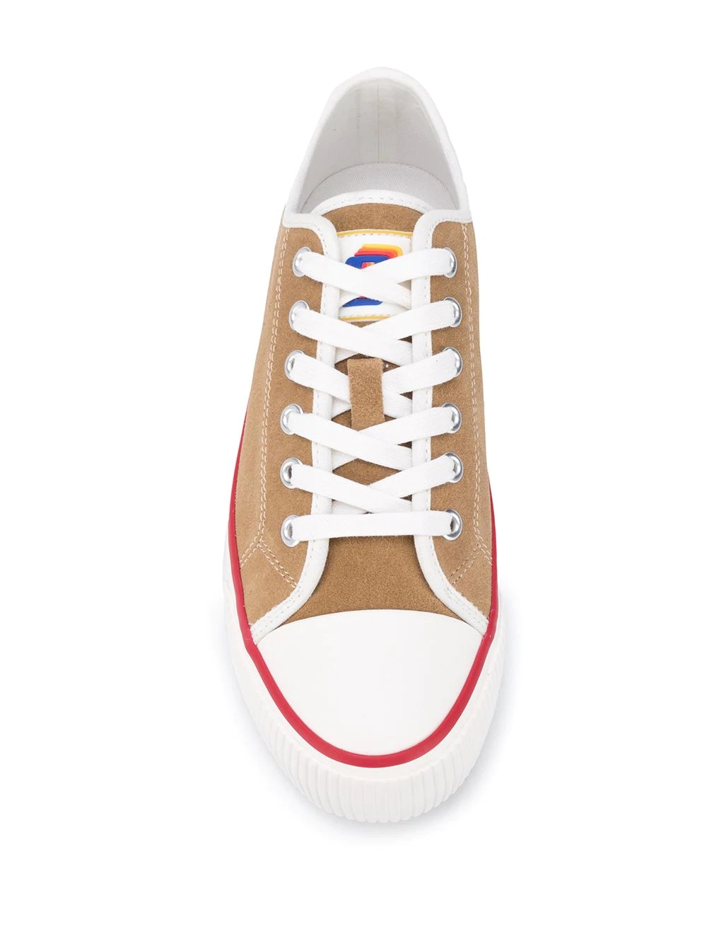 flame sole low-top sneakers - 4