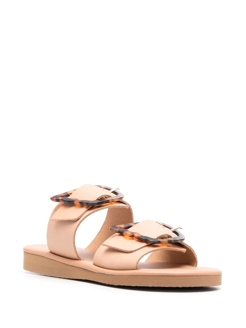 ANCIENT GREEK SANDALS buckle-embellished flat sandals outlook