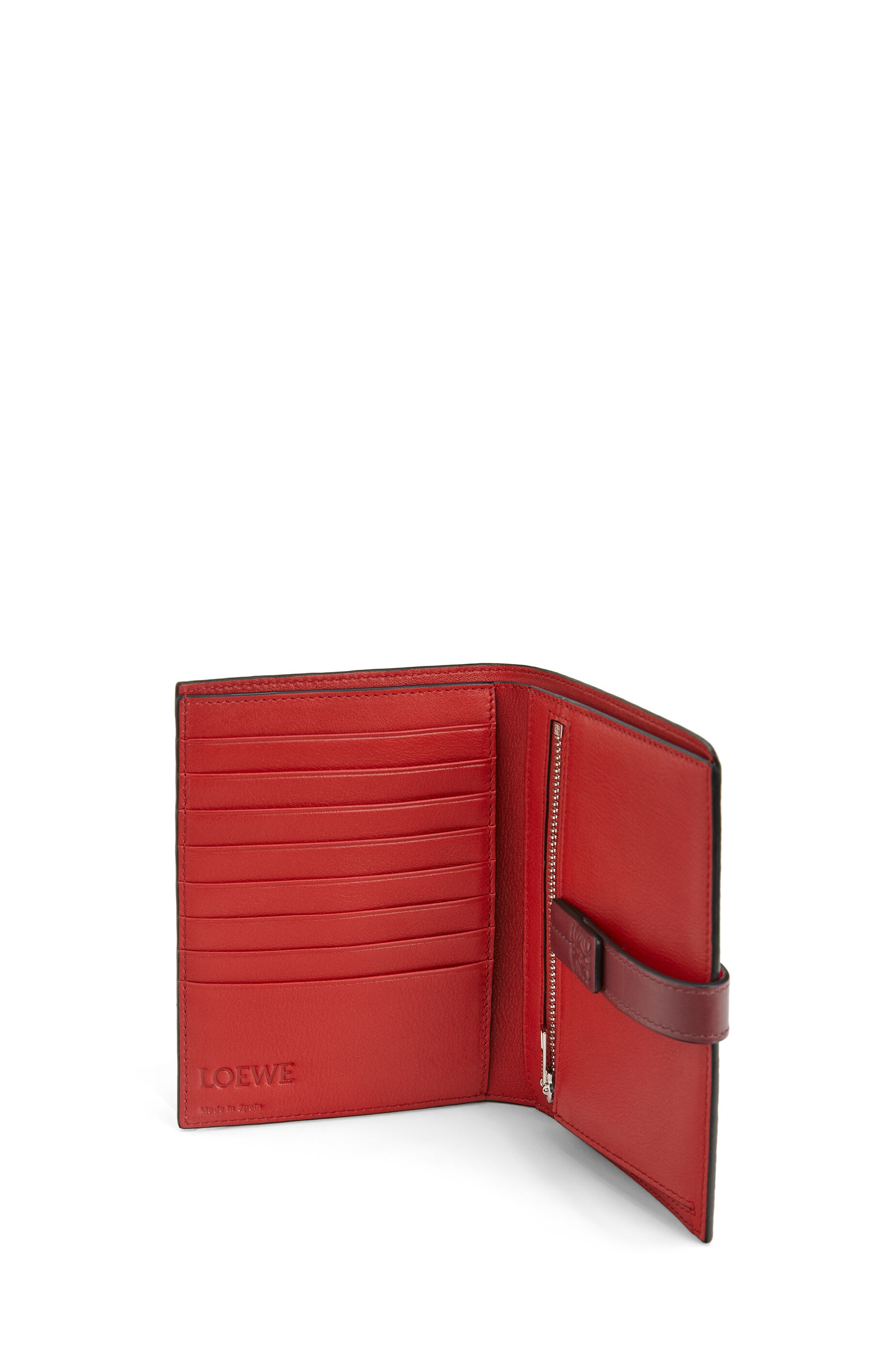 Medium Vertical Wallet in soft grained calfskin - 2