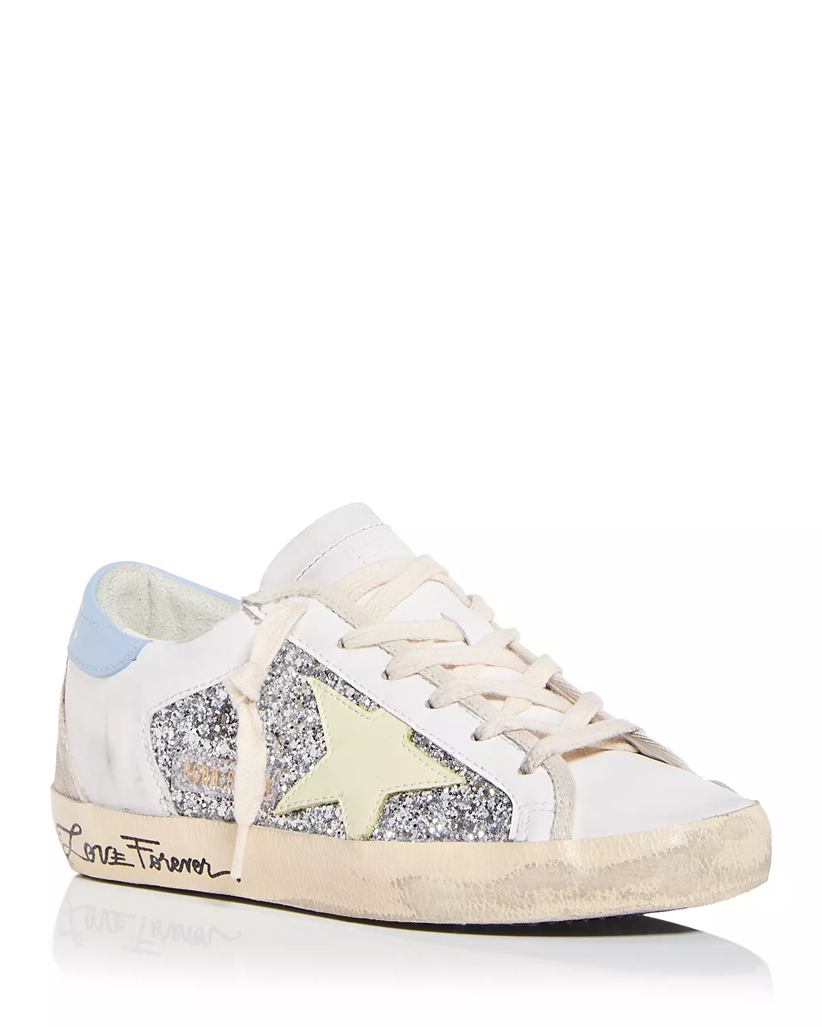 Women's Super-Star Glitter Low Top Sneakers - 1