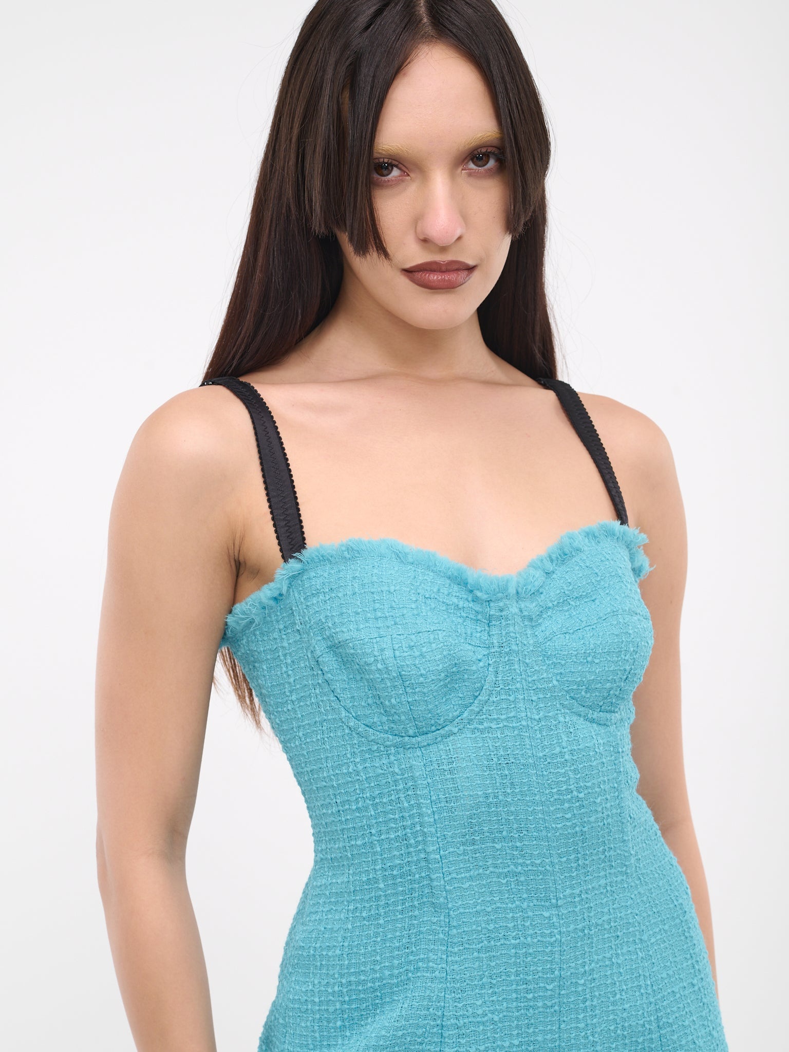 Raschel Tweed Mini Dress - 4