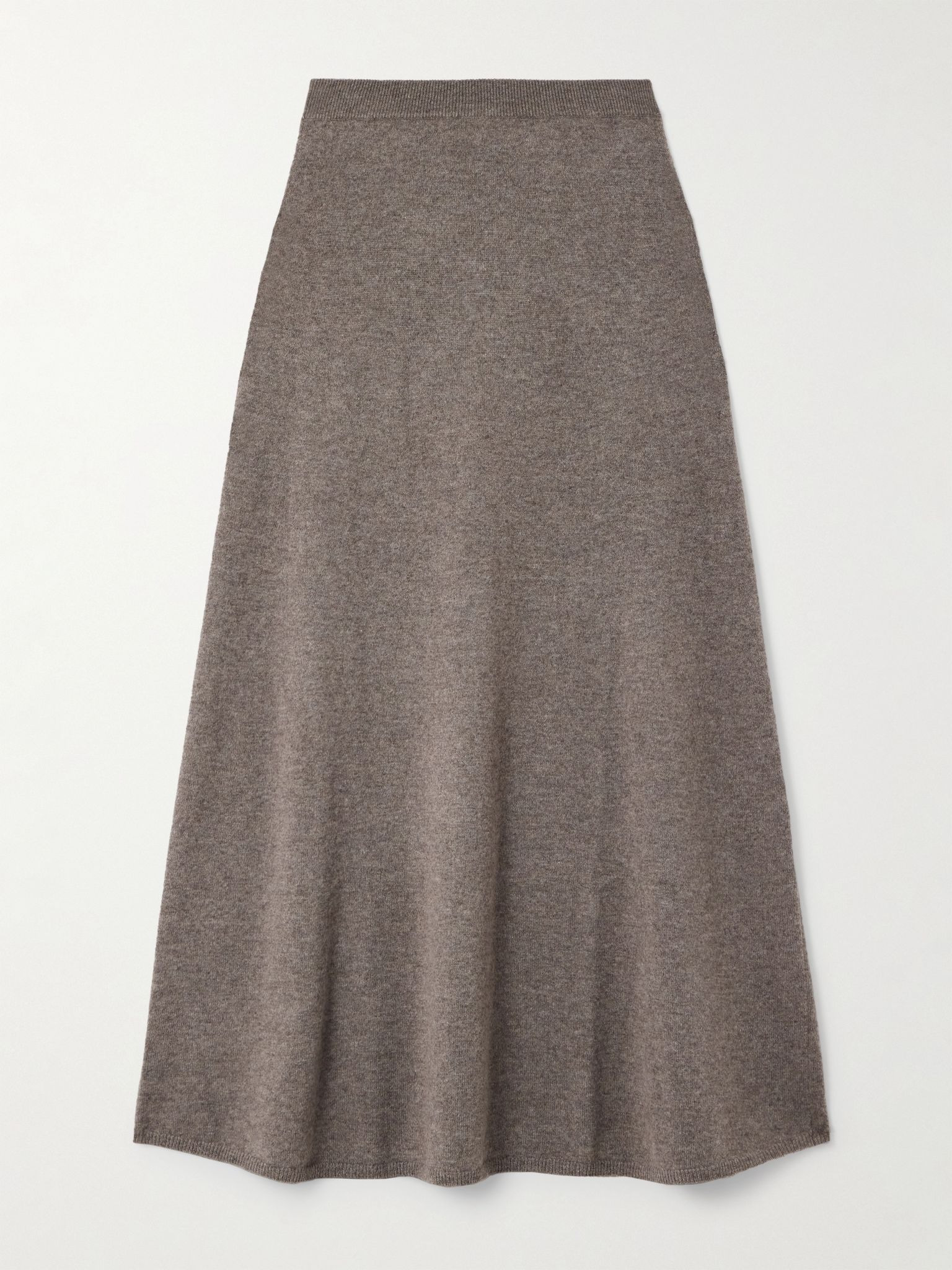 Dolly cashmere midi skirt Brown - 1