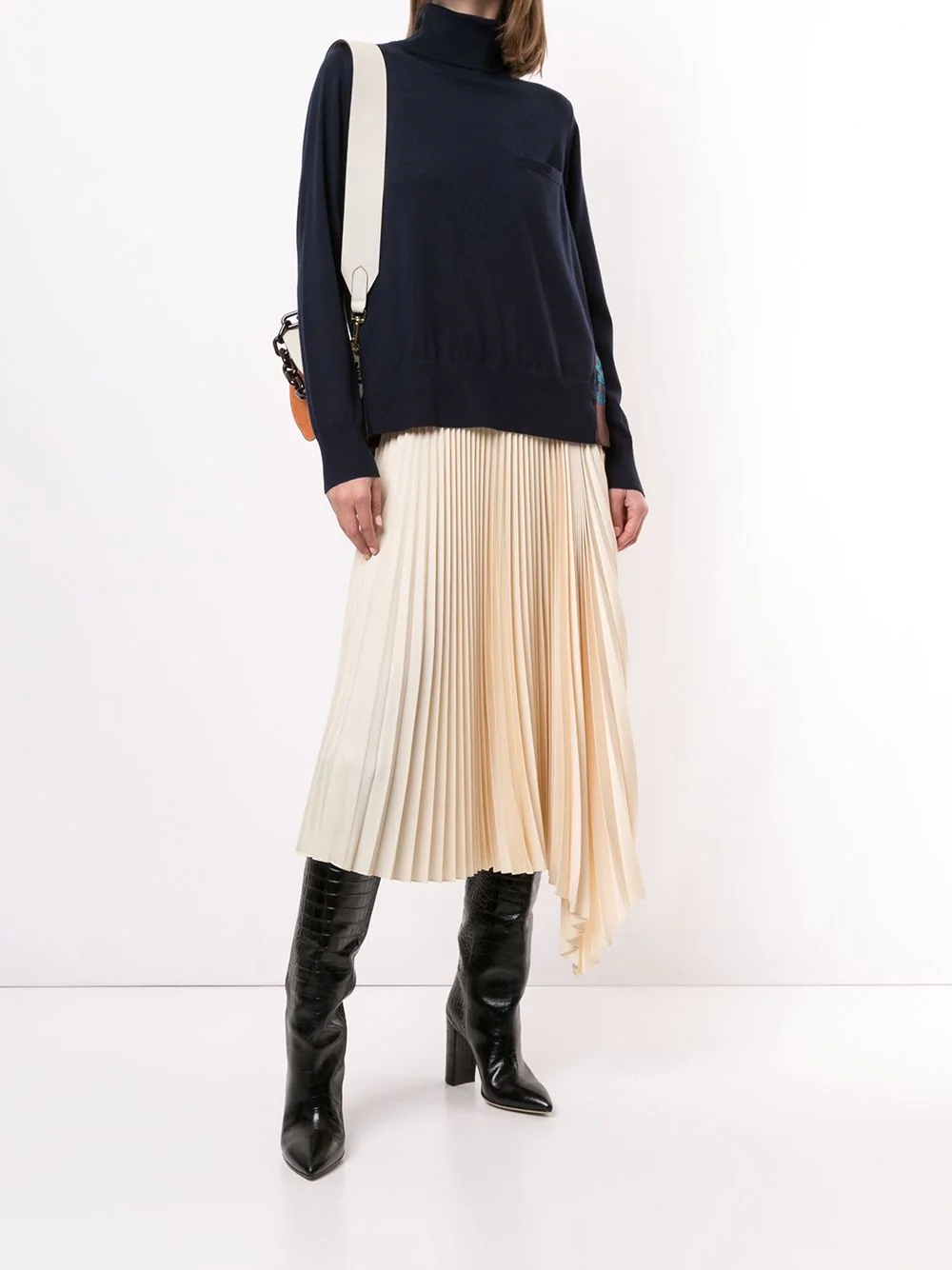 pleat-back jumper - 2