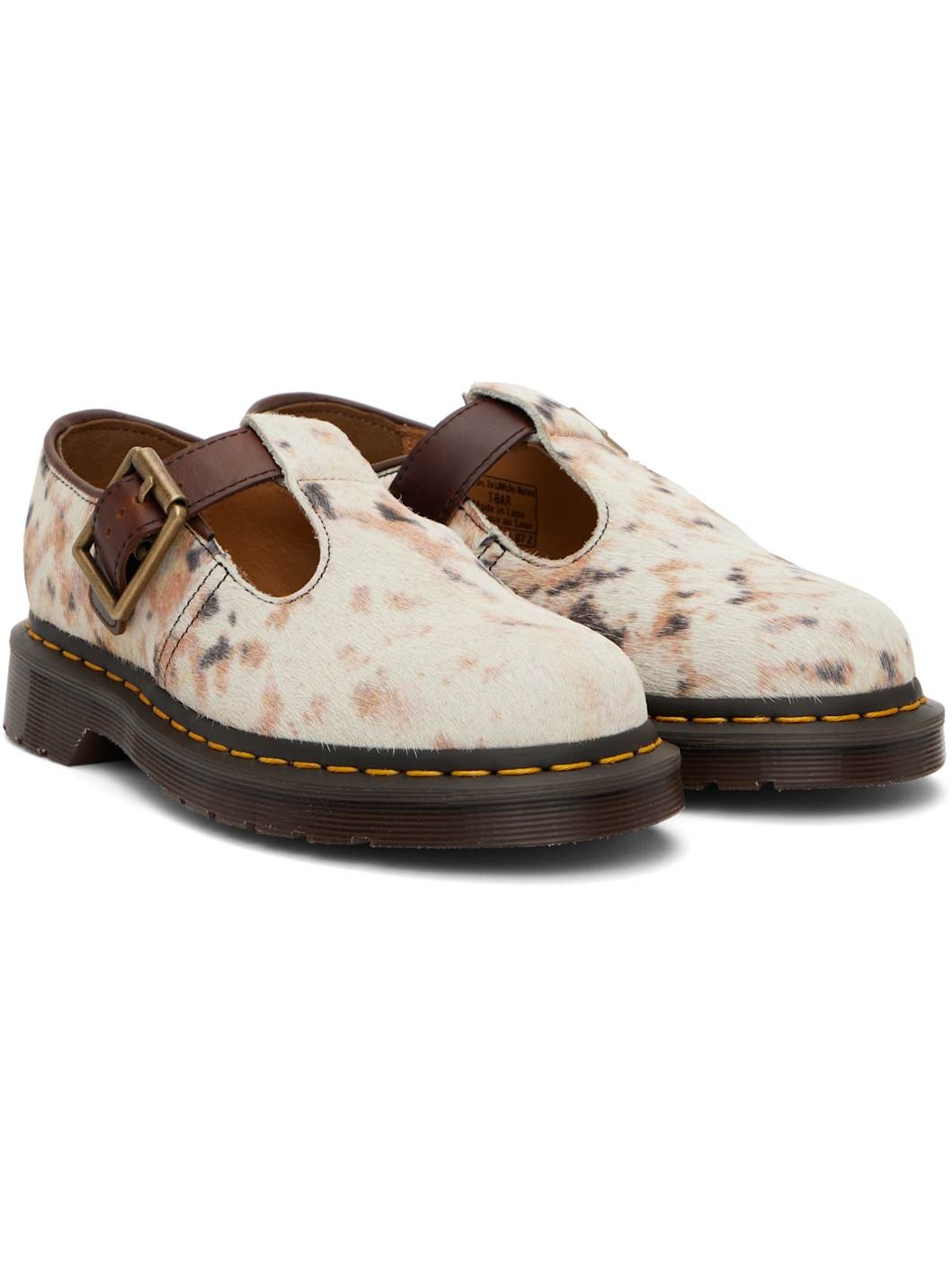 Off-White T-Bar Loafers - 4