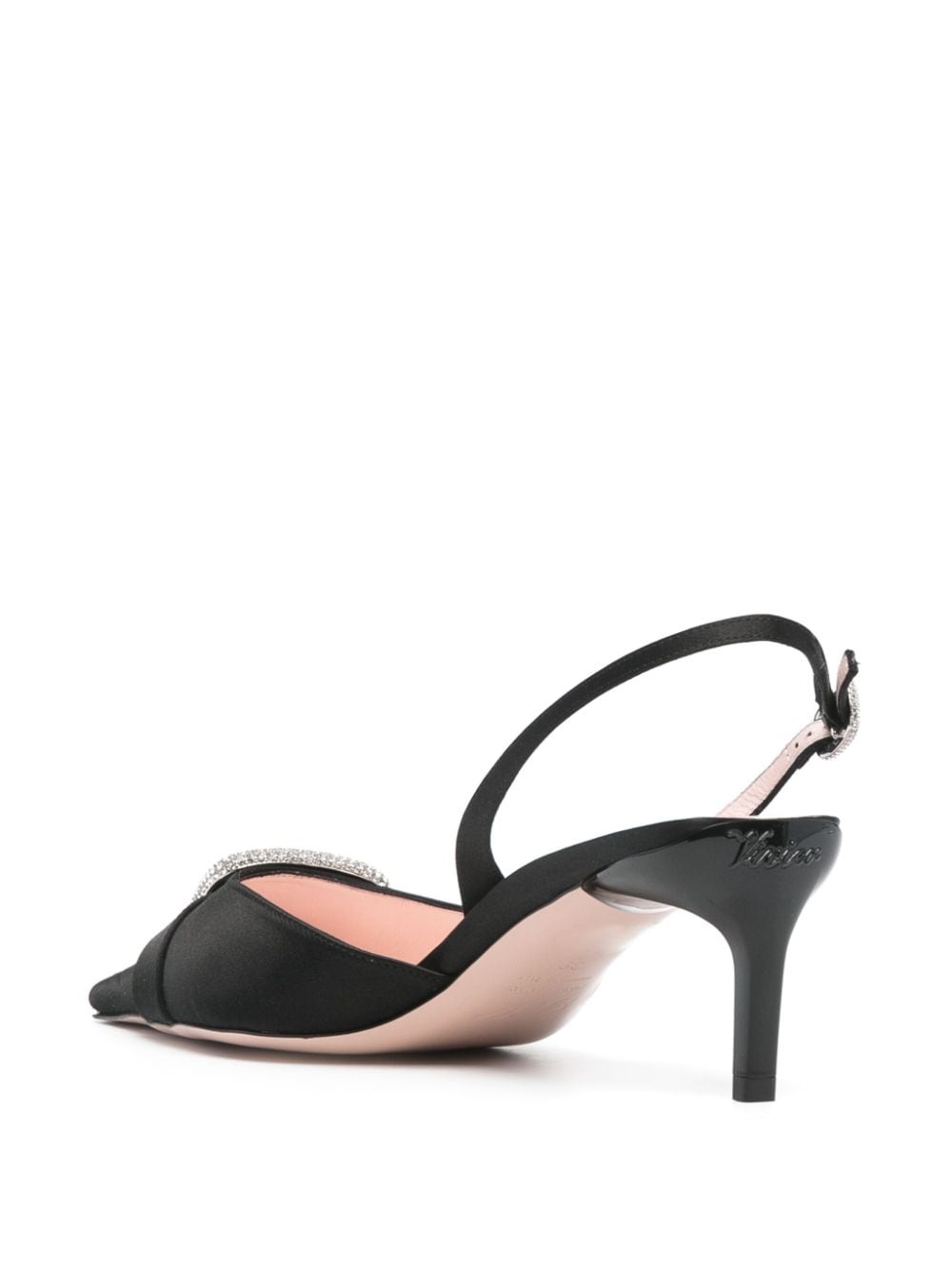 Viv'Canard 55mm satin pumps - 3