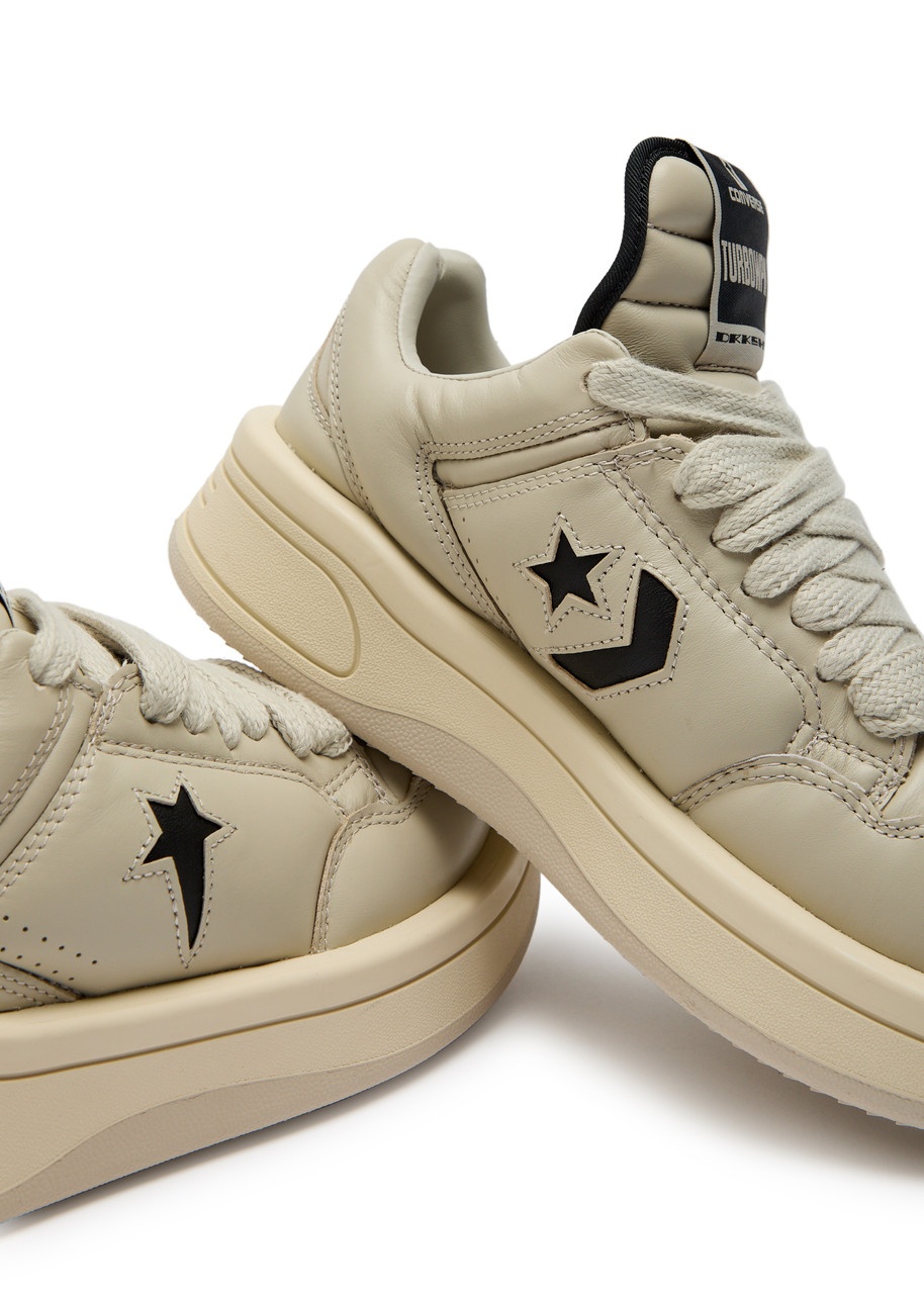 Rick Owens X Converse Drkshdw Padded Leather Sneakers - 4