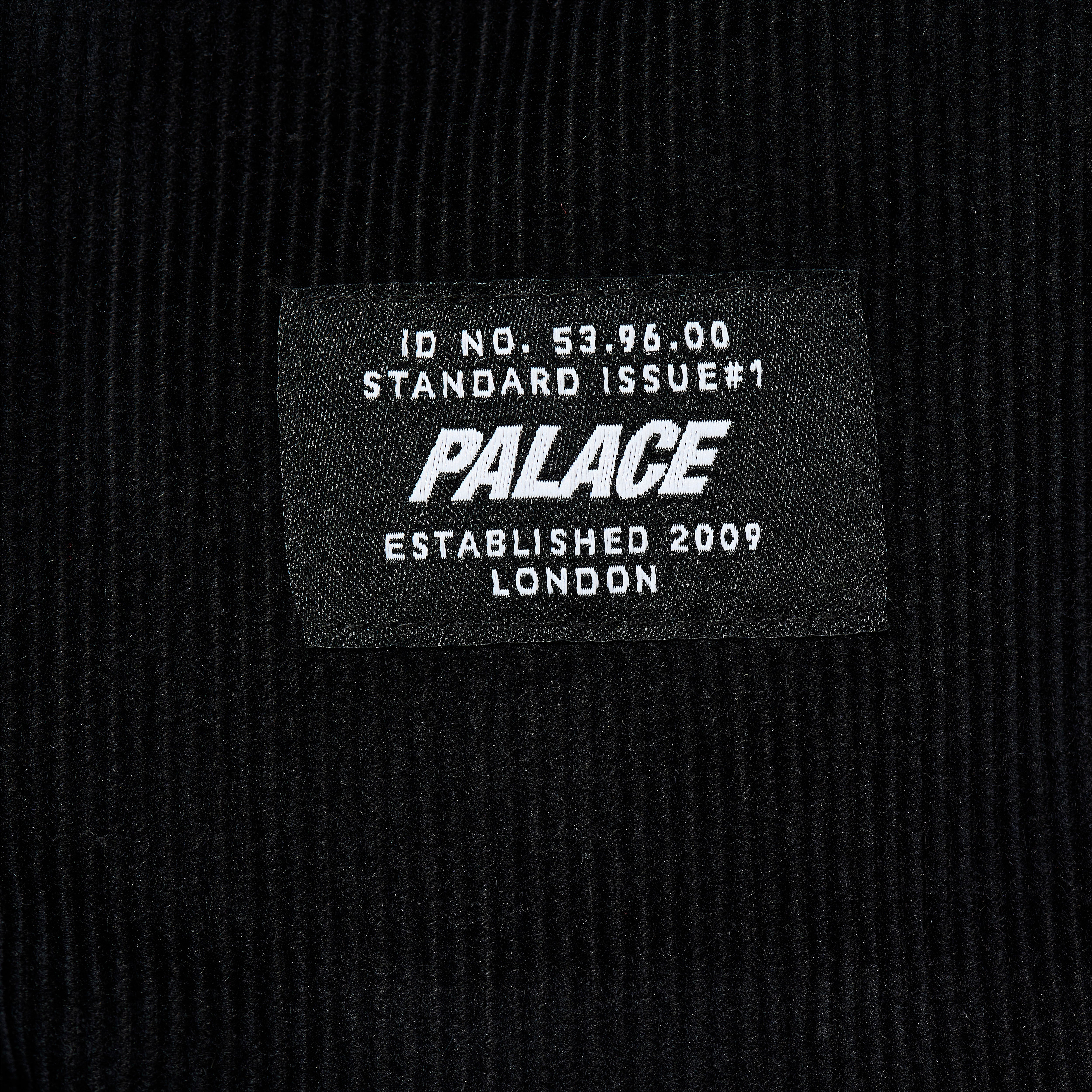 DOUBLE POCKET CORD OVERSHIRT BLACK - 3
