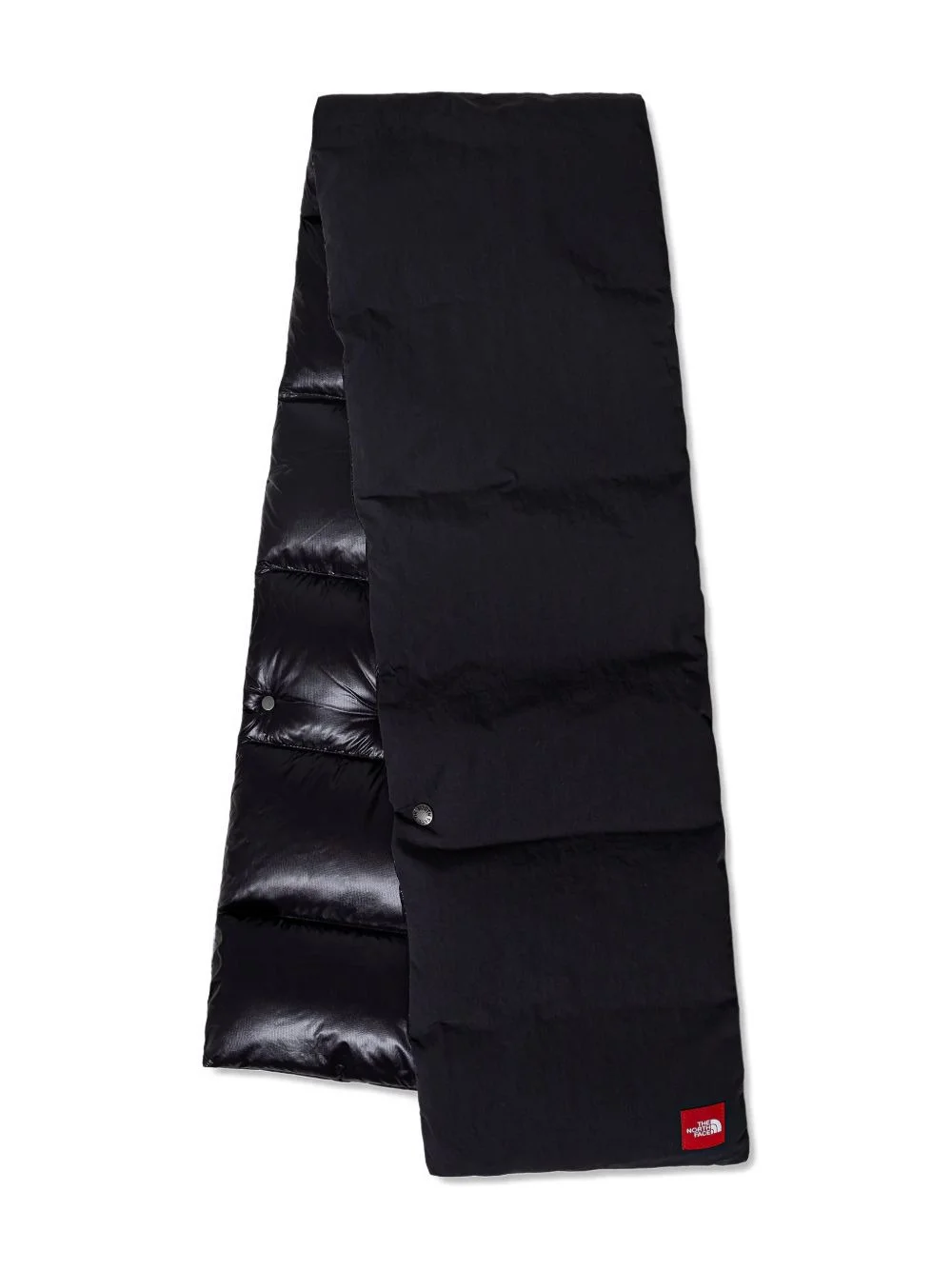 button-detail puffer scarf - 1