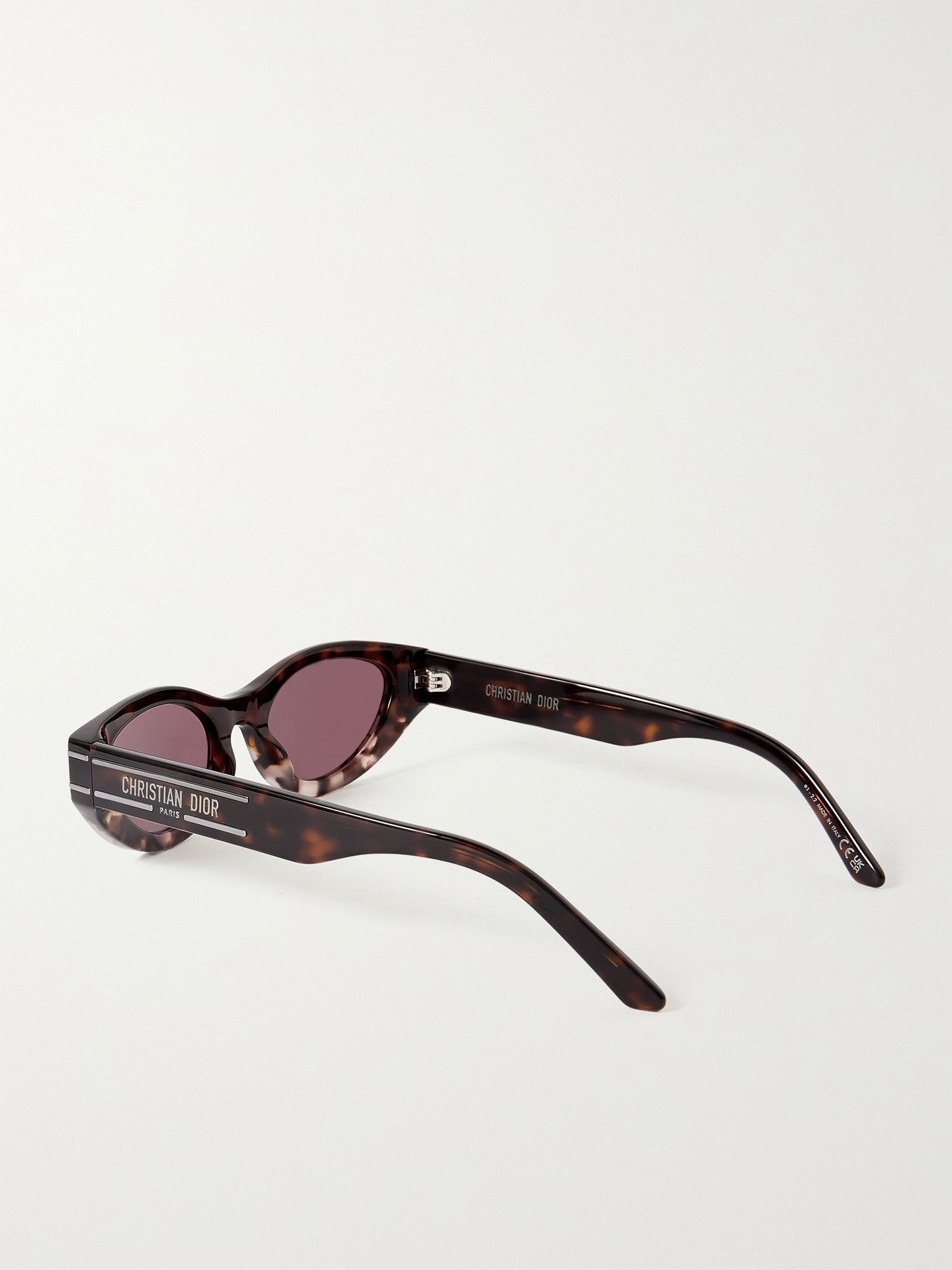 DiorSignature B5I oval-frame tortoiseshell acetate sunglasses Brown - 3