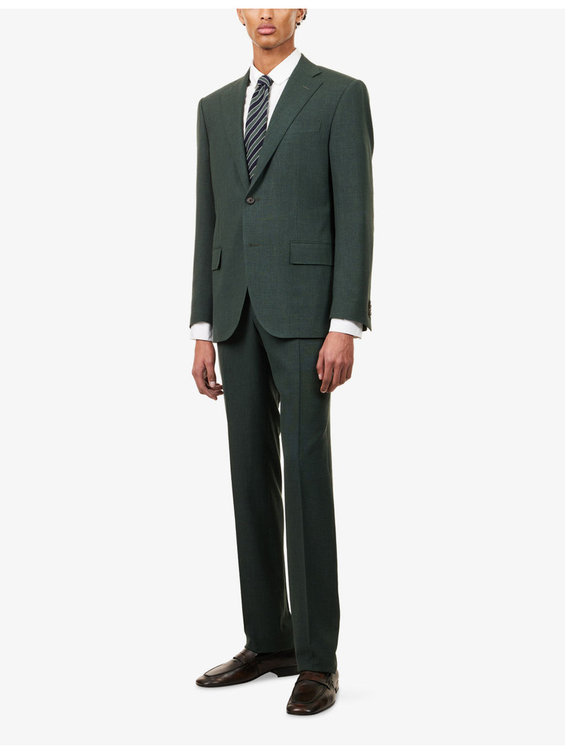 CORNELIANI Leader Single-Breasted Wool-Blend Suit outlook