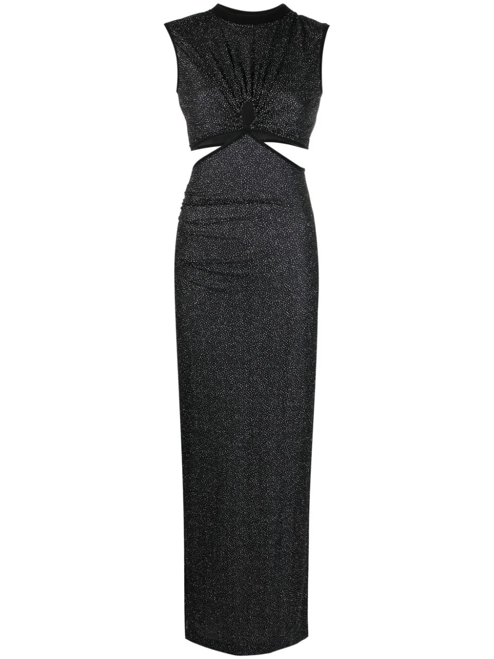 sleeveless cut-out maxi dress - 1