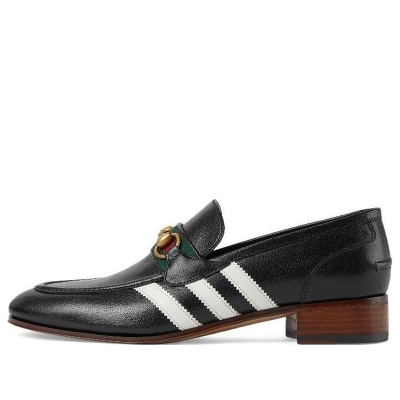 Gucci x Adidas Loafer 'Black Leather' 702283-1DOQ0-1061 1