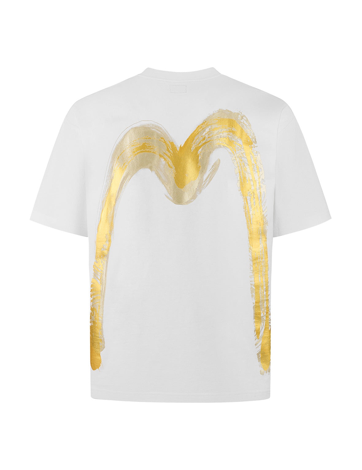 Artistic Brush Daicock Print Relax Fit T-Shirt - 11