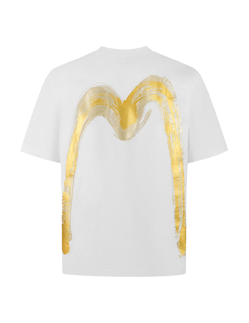 Artistic Brush Daicock Print Relax Fit T-Shirt 11