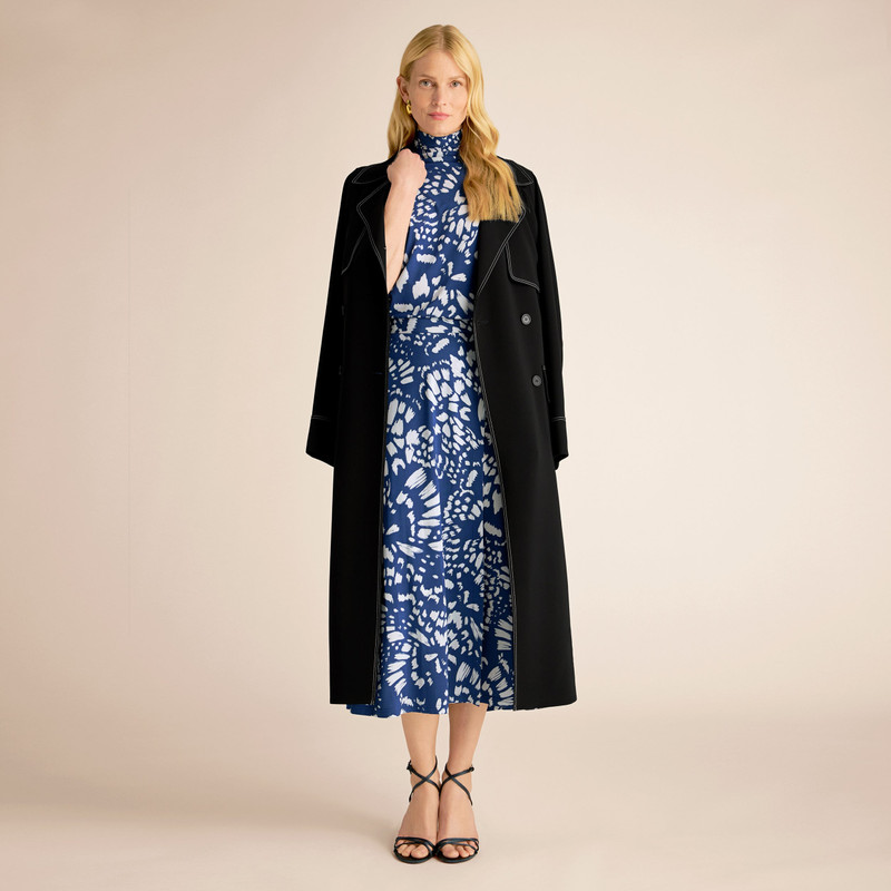 Jax Turtleneck Top - Light Printed Jersey 5