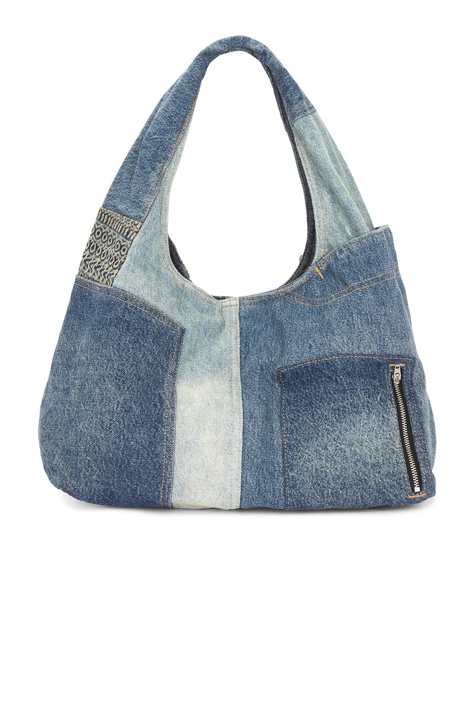 The Deconstructed Denim Sack Bag - 2