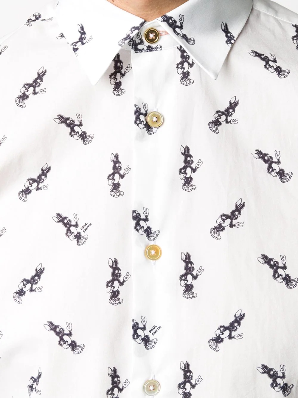 rabbit print shirt - 5