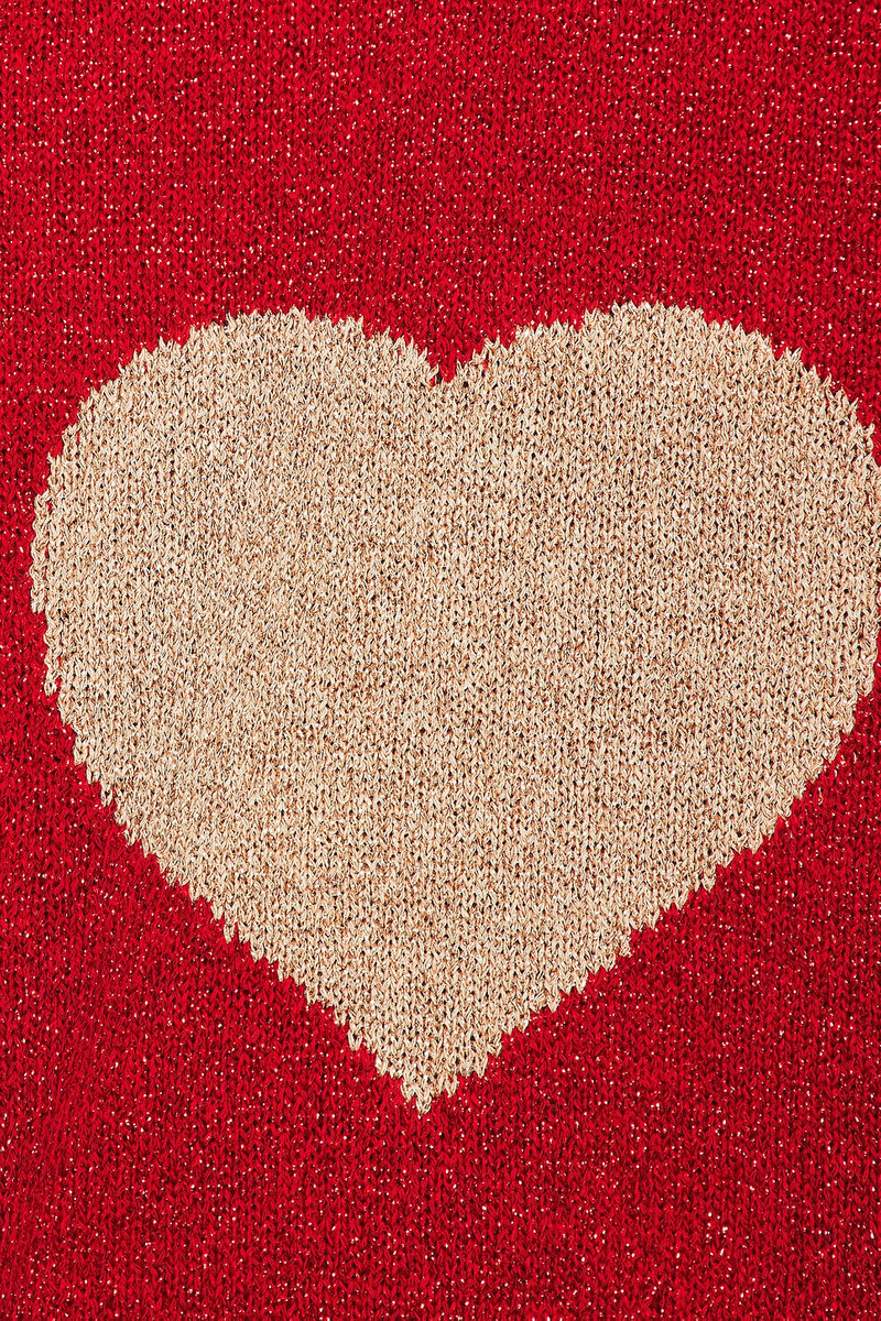 BODE Lame Hearts Cardigan outlook