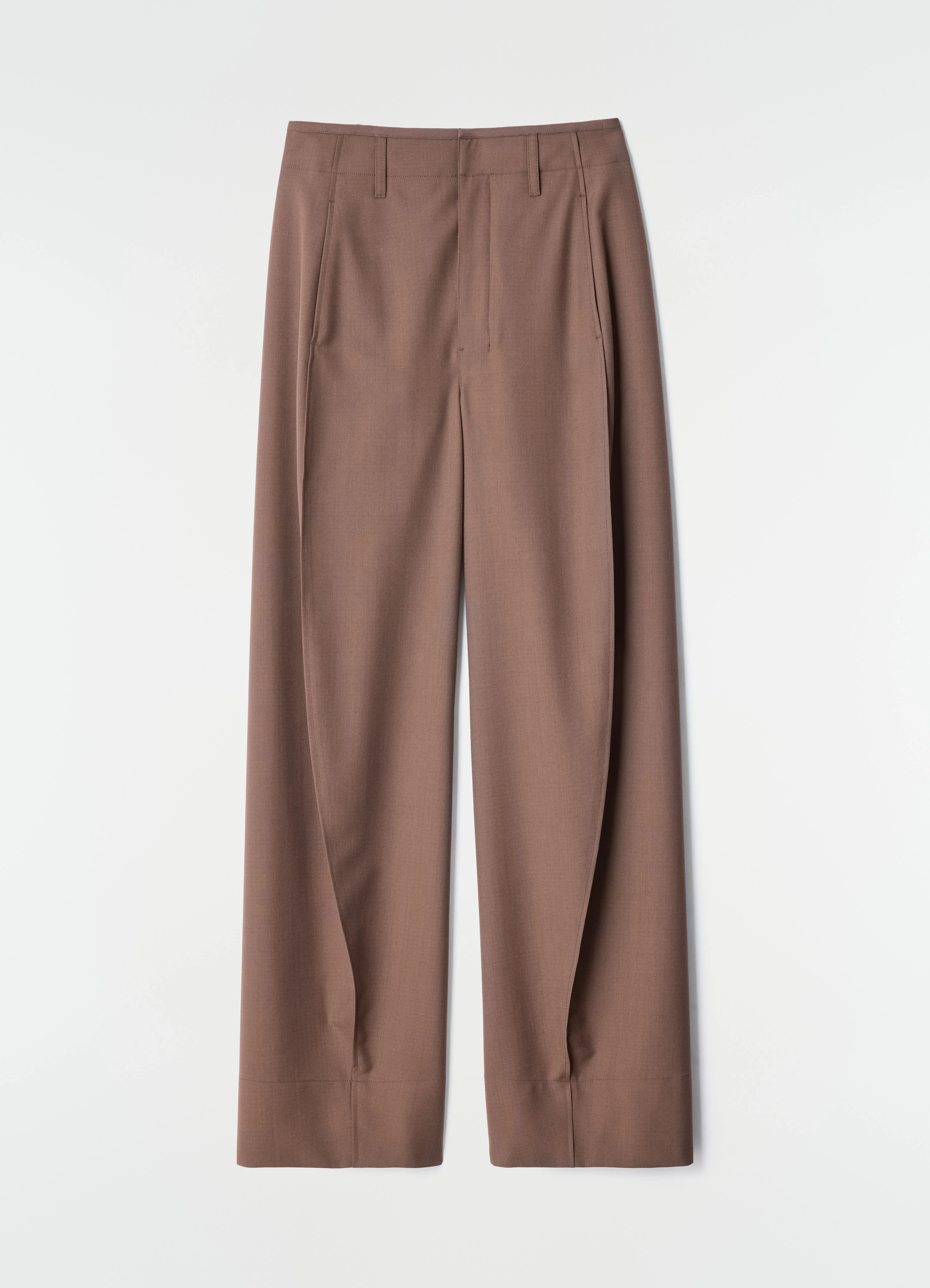 BAGGY PANTS IN TROPICAL WOOL BLEND - 1