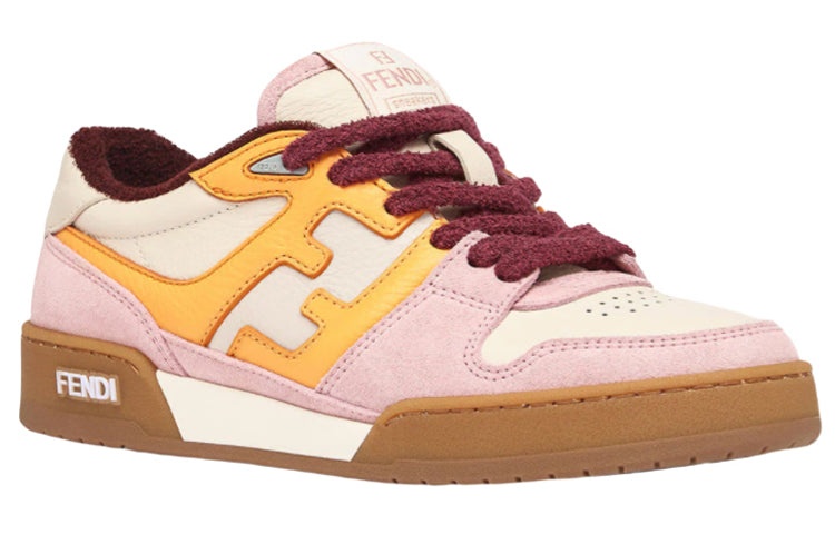 (WMNS) FENDI Match Low Top 'Pink Yellow' 8E8252AI1NF1H1C - 2