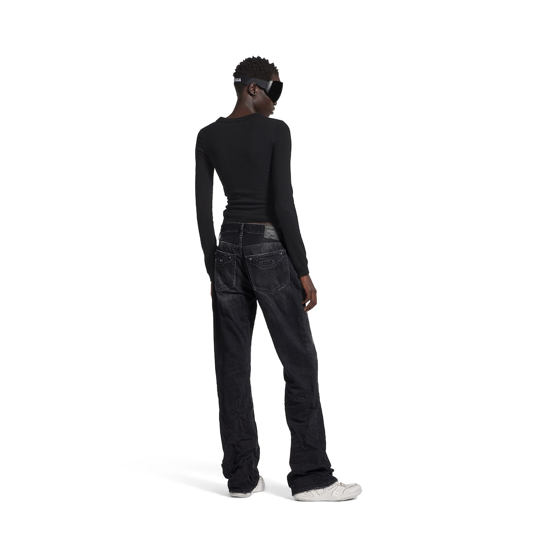 Women's City Straight Pants in Black - 4