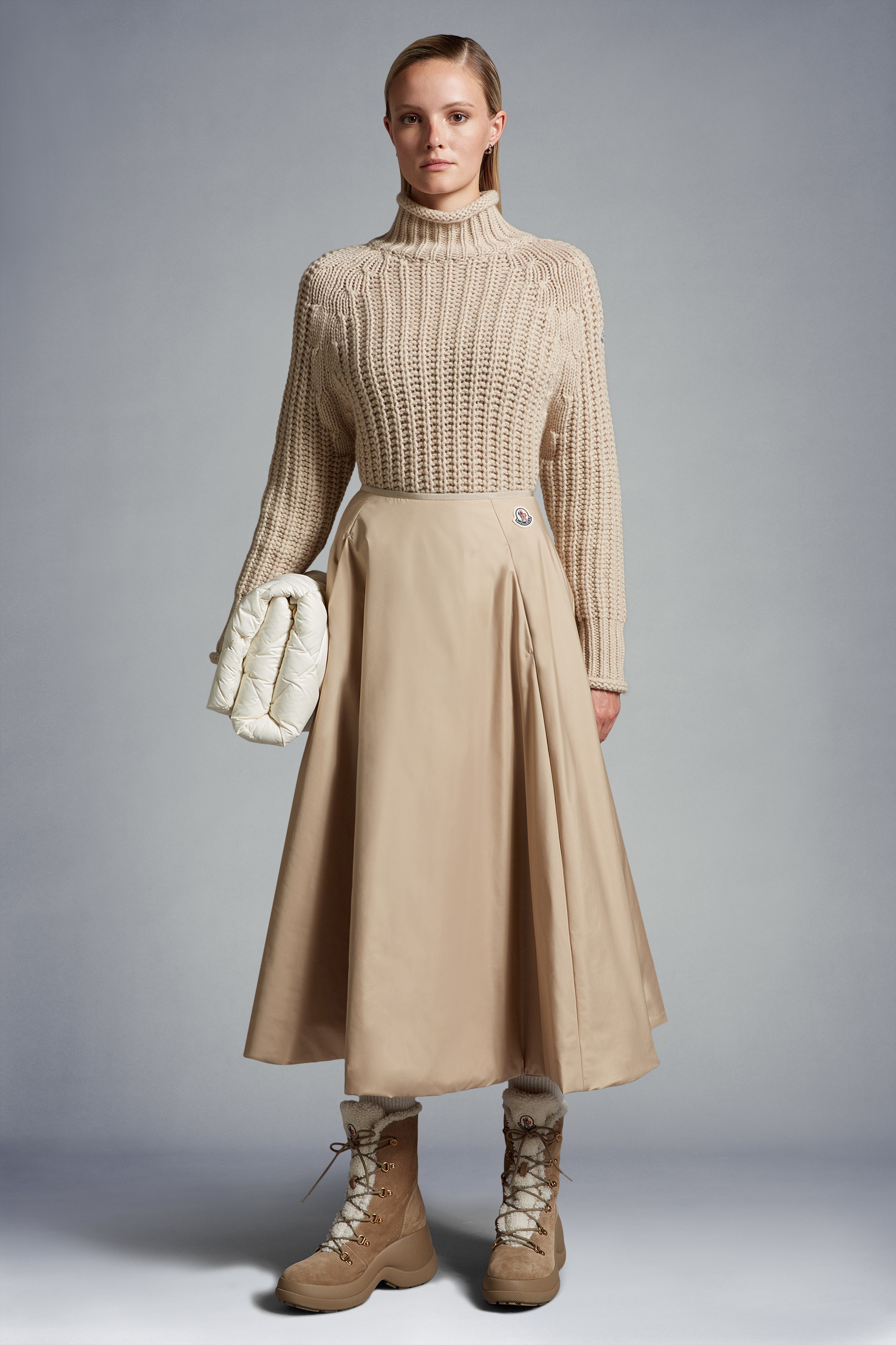 Taffeta Midi Skirt - 2