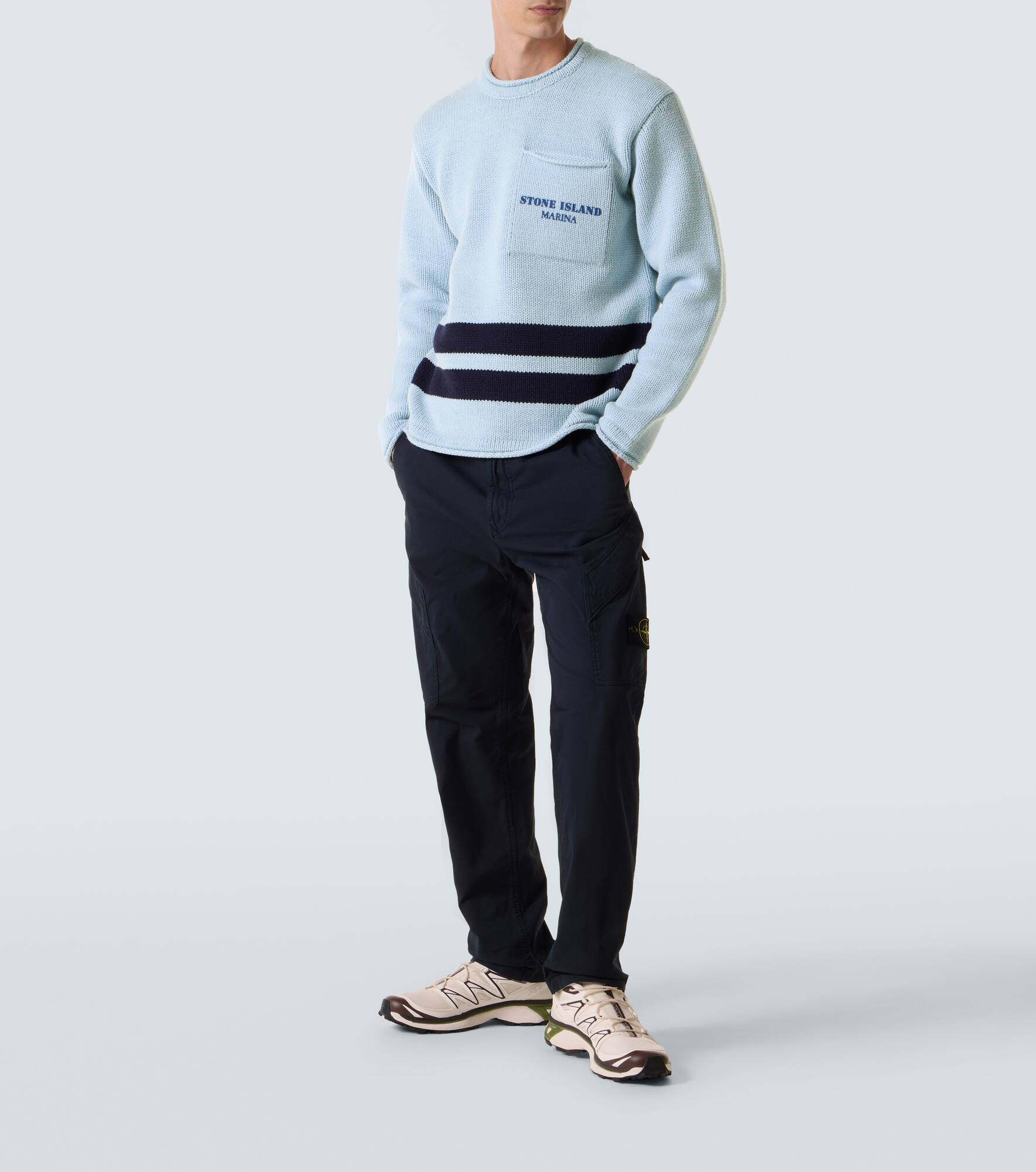 Marina jacquard virgin wool sweater - 2