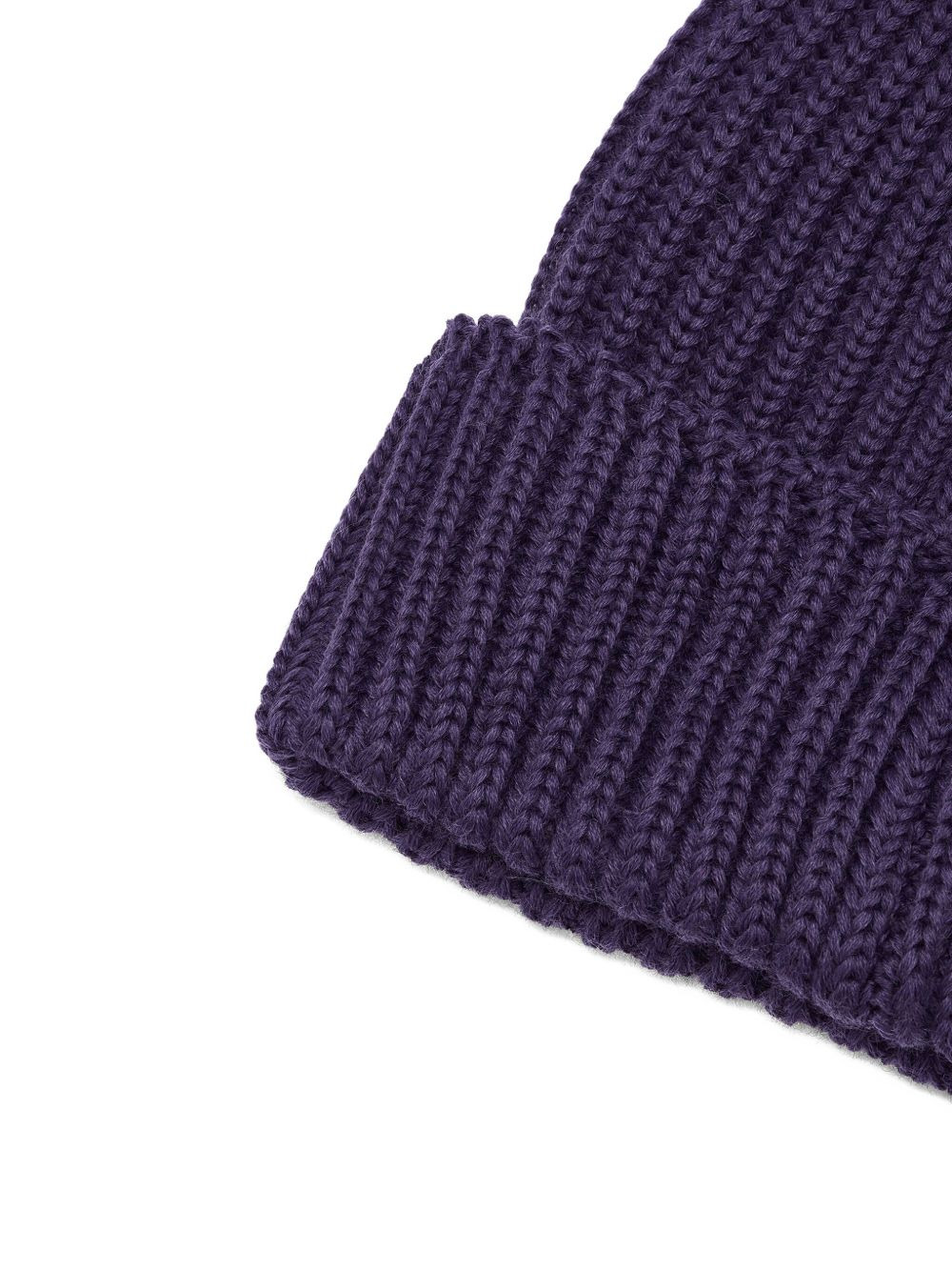 logo-embroidered ribbed beanie hat - 3