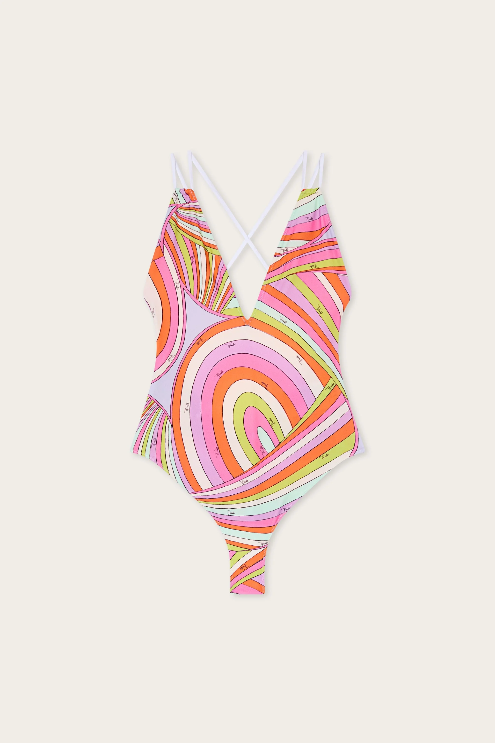IRIDE PRINT SWIMSUIT - 1