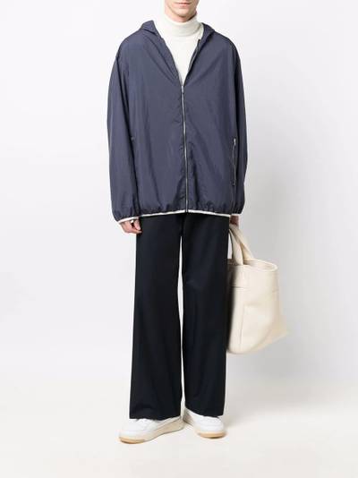 Jil Sander packable hooded lightweight jacket outlook