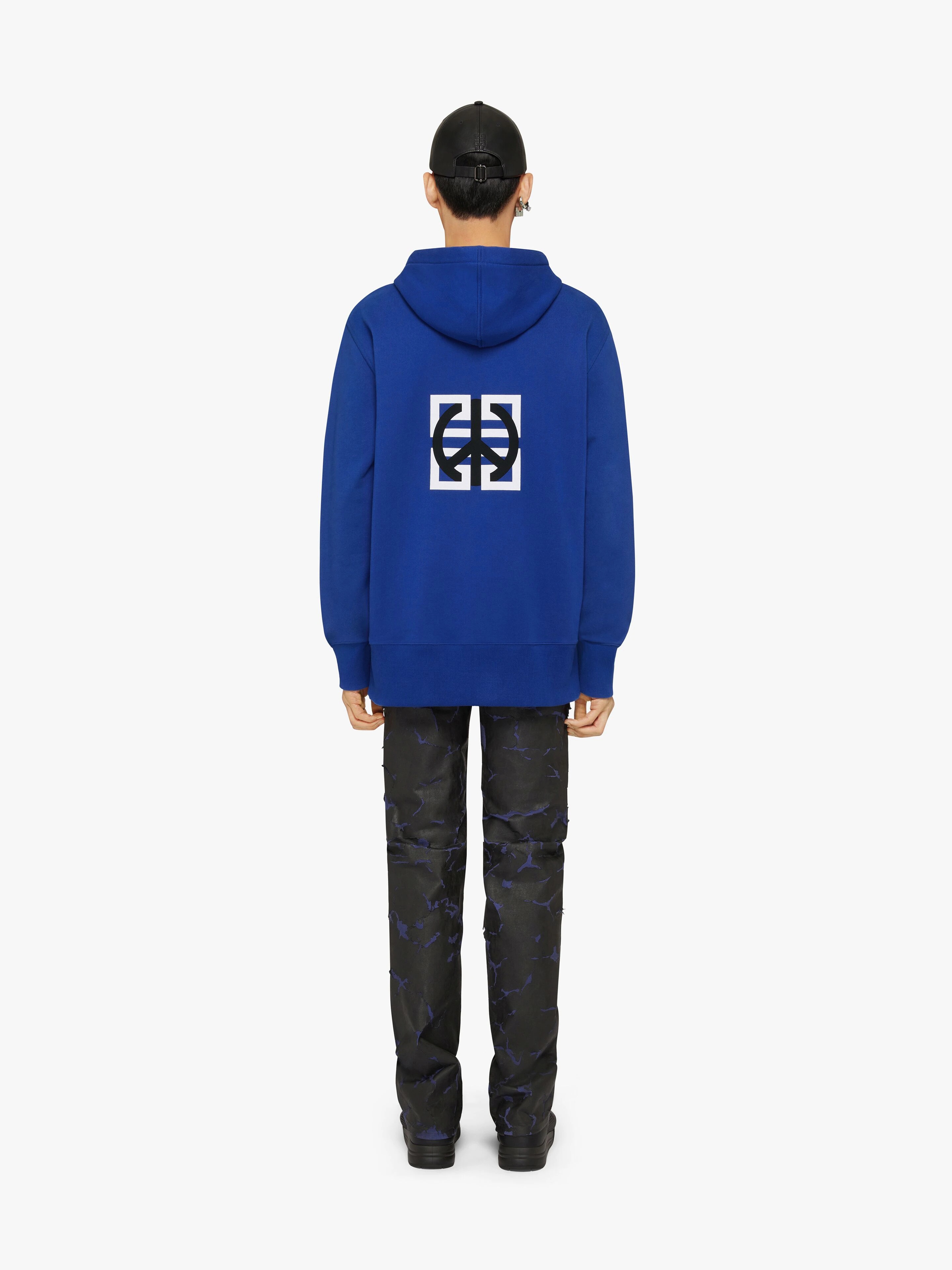 HOODIE IN GIVENCHY 4G PEACE FLEECE - 4
