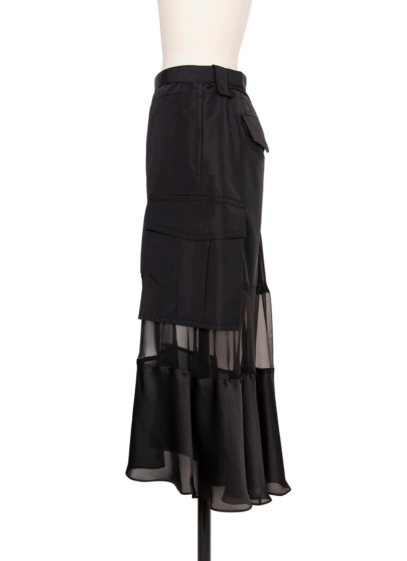 sacai Fabric Combo Skirt outlook