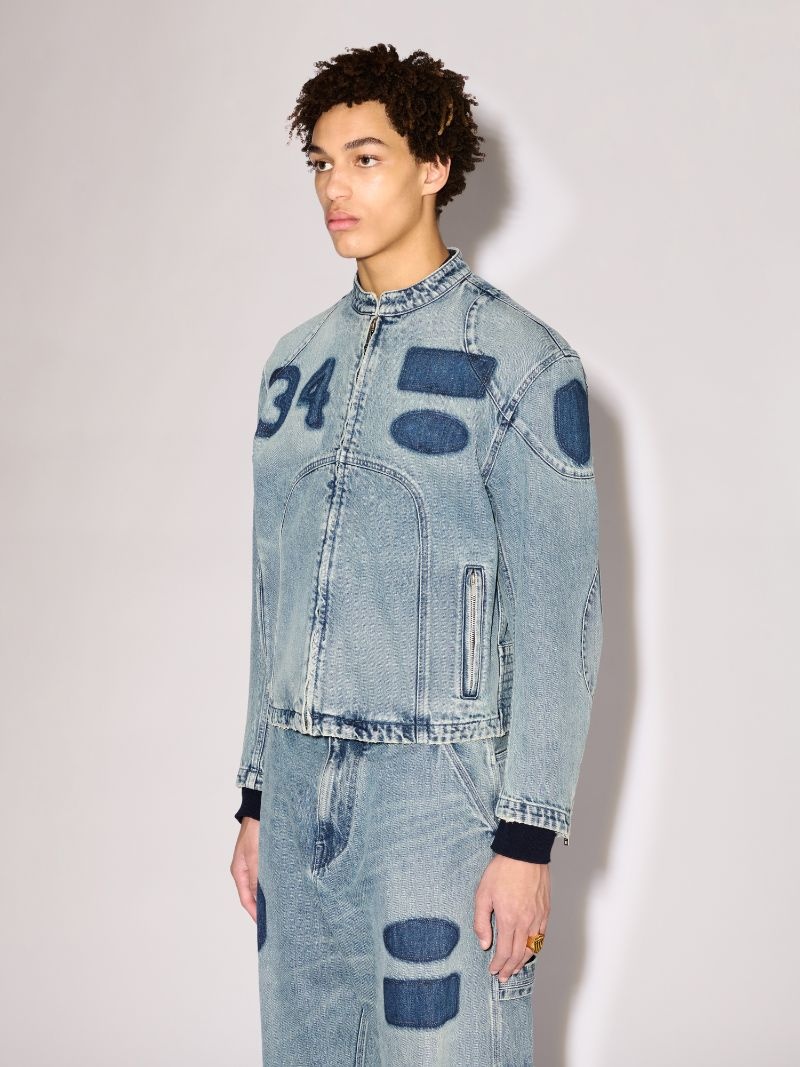 DENIM RIDER JACKET - 5