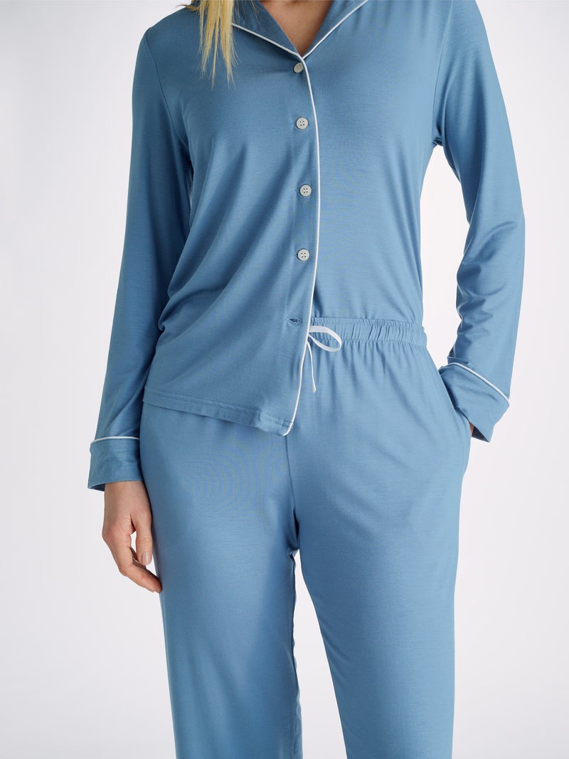 Women's Pyjamas Lara Micro Modal Stretch Denim - 2