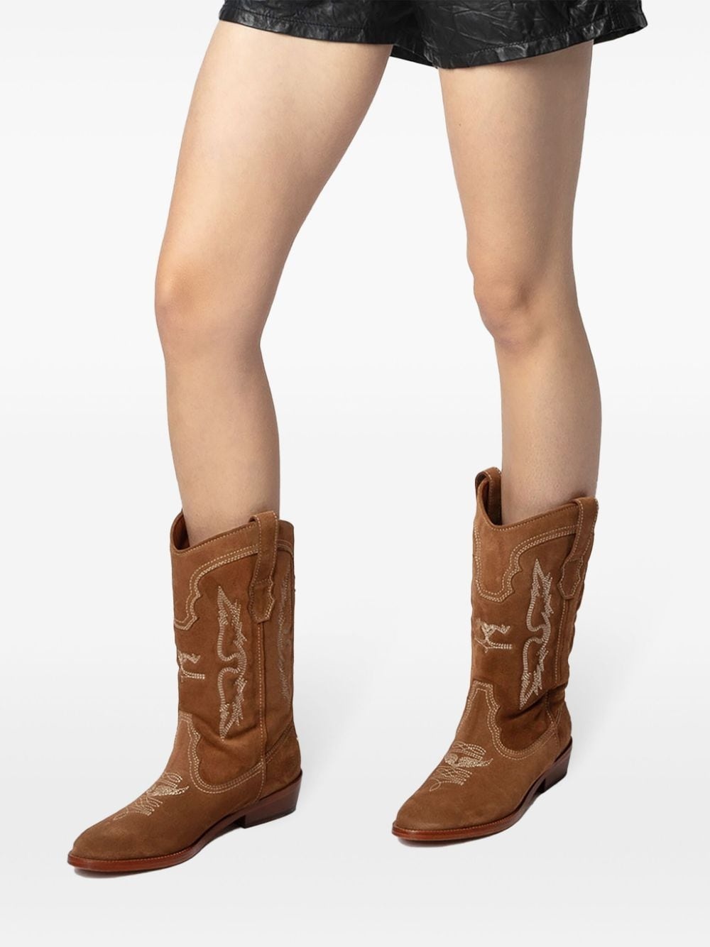 靴 Zadig & Voltaire leather western boots Zadig & Voltaire Western boots | REVERSIBLE