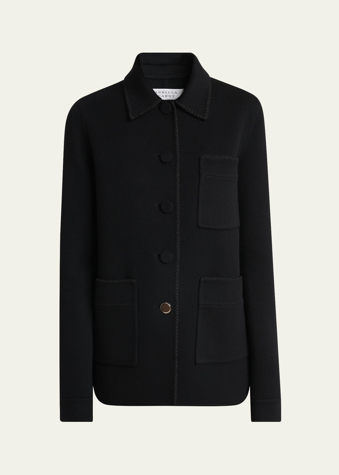 Ulu Double-Face Cashmere Chore Jacket - 1