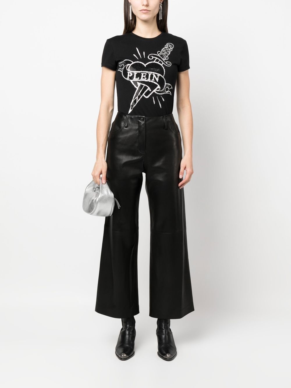 logo-embellishment T-shirt - 2