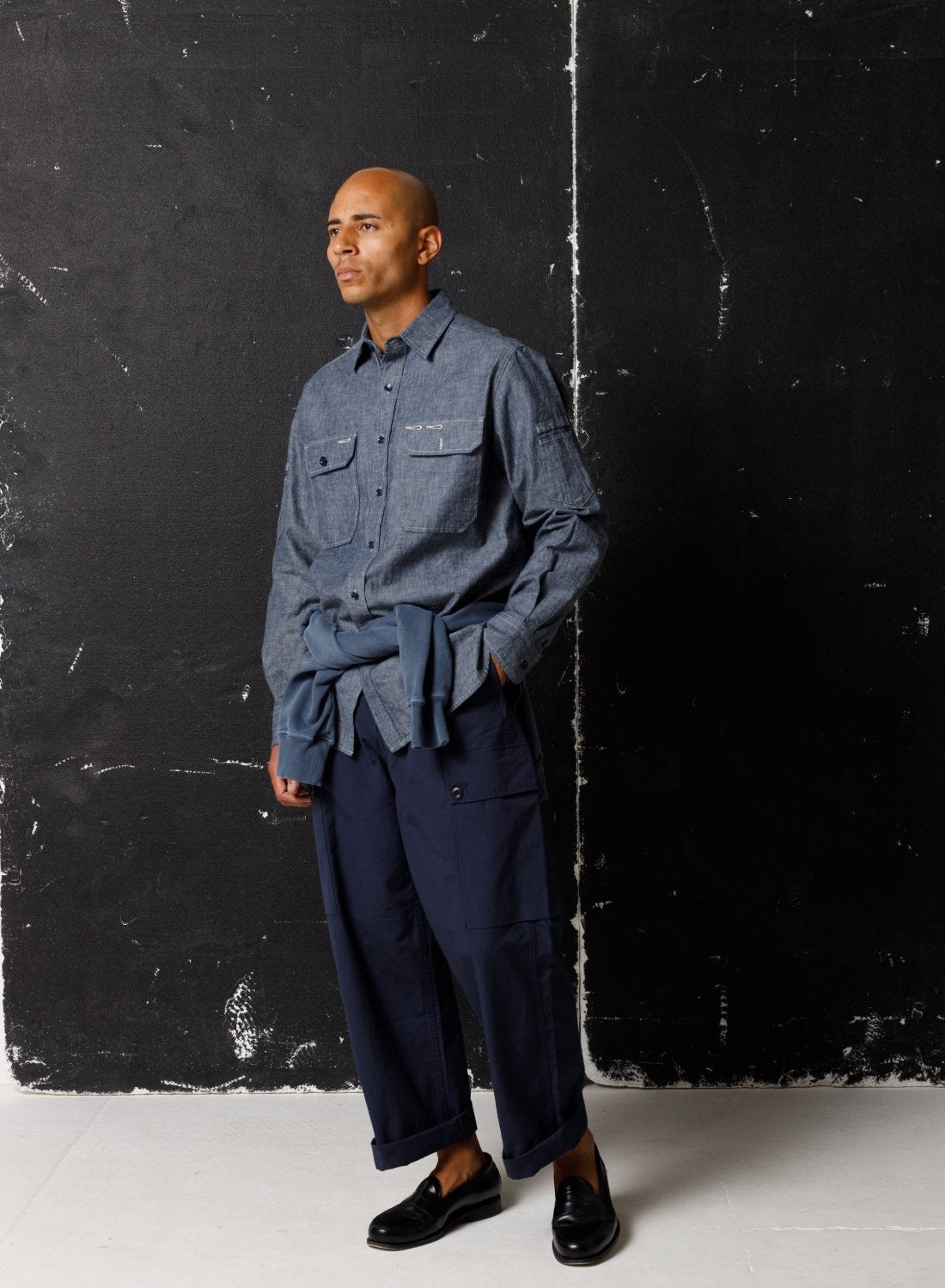 Field Shirt in Indigo - 2
